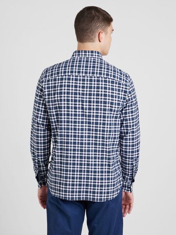 s.Oliver Regular fit Button Up Shirt in Blue