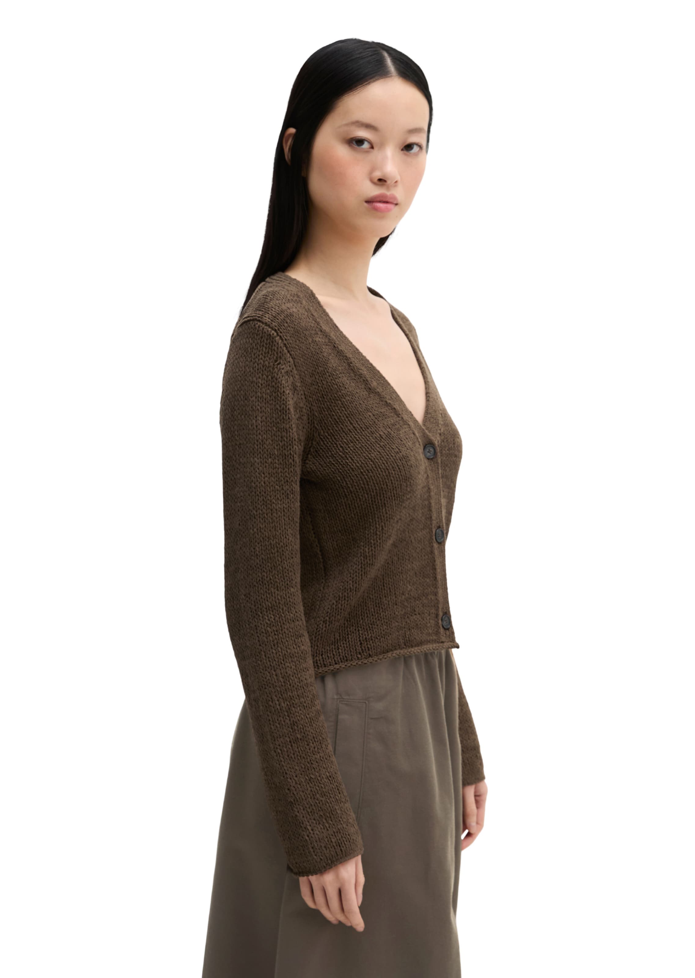 Marc O'Polo Strickjacke in Braun