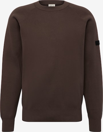 HALO Sweatshirt 'Infantry' in Bruin: voorkant