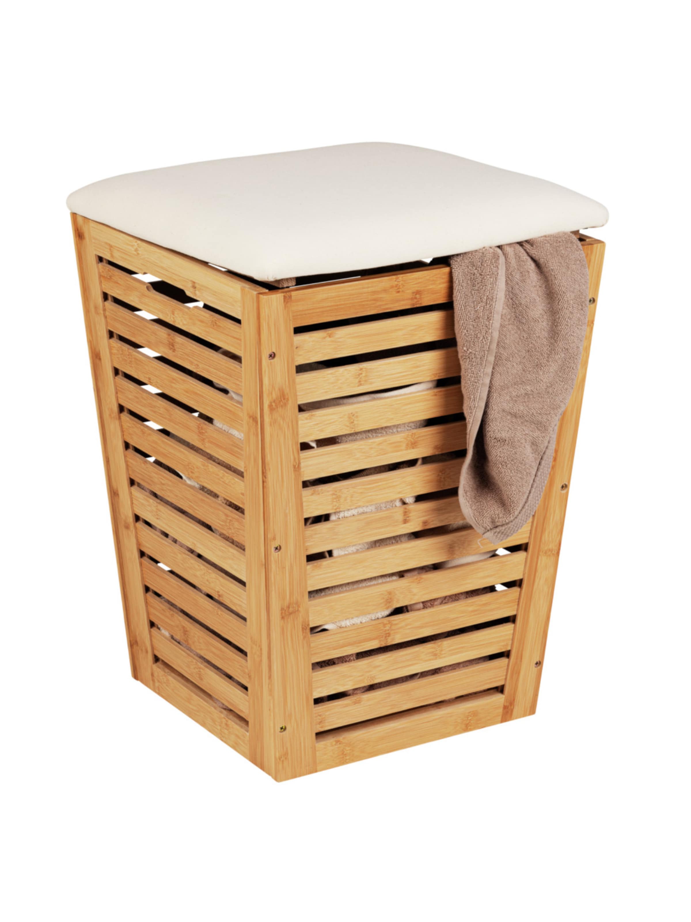 Wenko Wäschebehälter in Braun