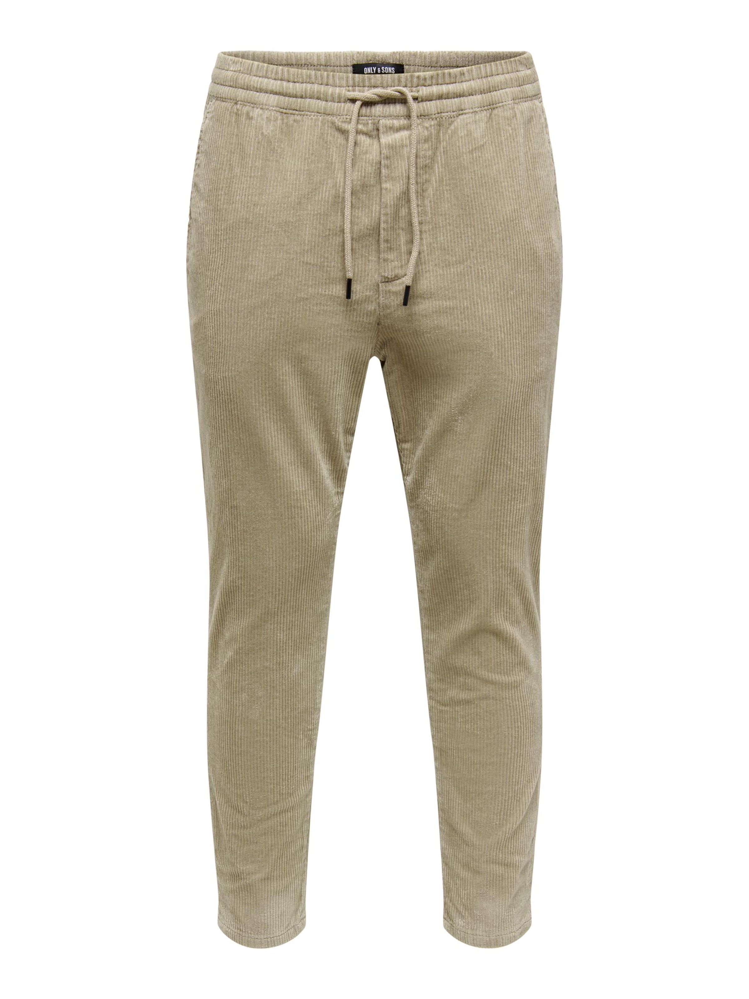 regular Pantaloni 'Linus' di Only & Sons in beige: frontale