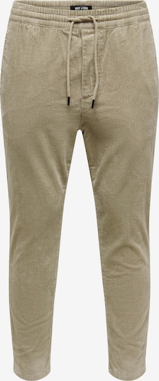 Only & Sons Pantalon 'Linus' en mastic, Vue avec produit