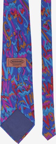MISSONI Seiden-Krawatte One Size in Blau