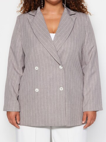 pelēks Trendyol Curve Žakete