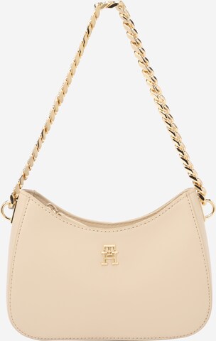 TOMMY HILFIGER - Bolso de hombro en beige: frente