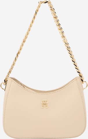 TOMMY HILFIGER Skuldertaske i beige: forside