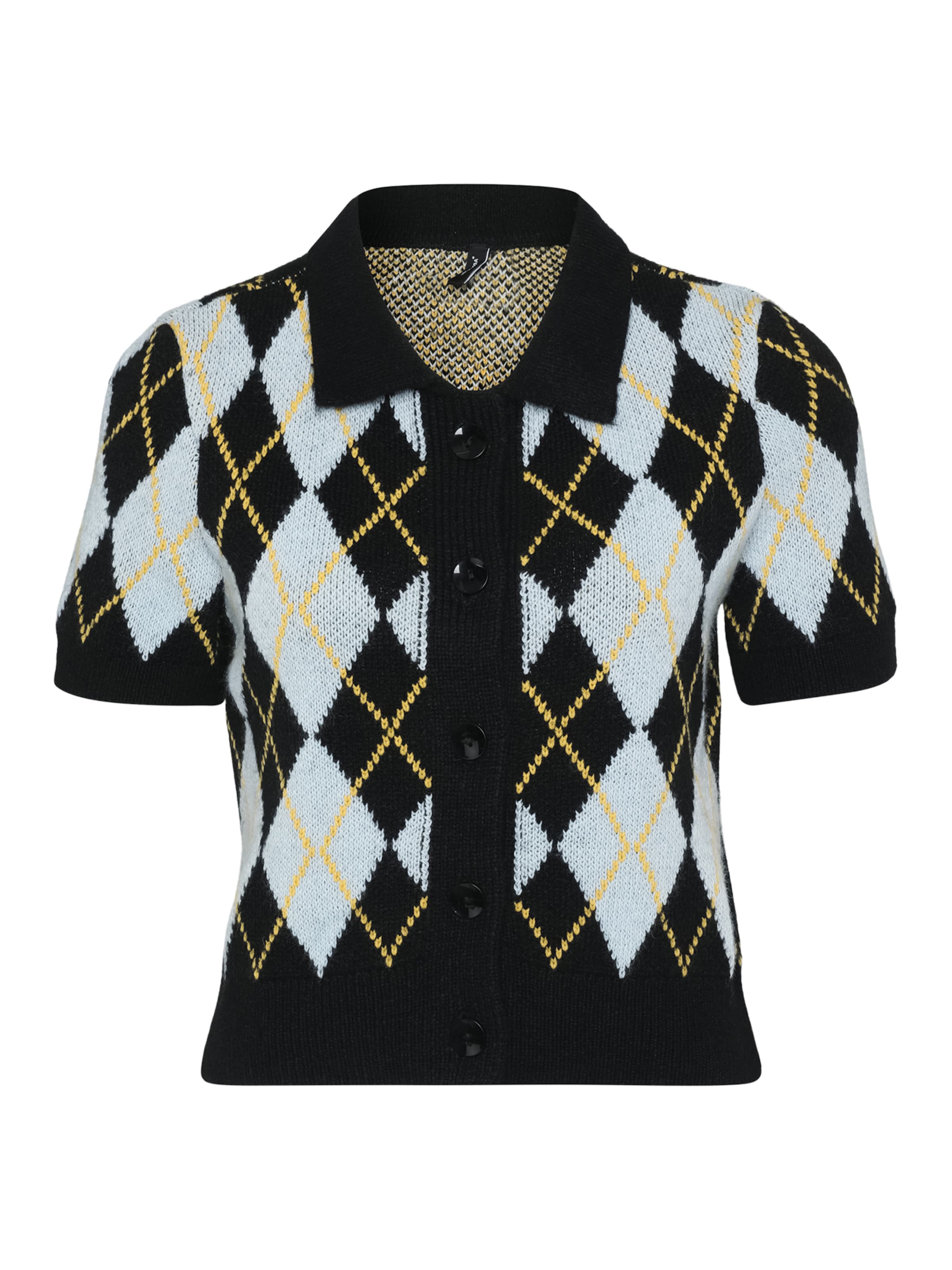 Vero Moda Petite Вязаная кофта 'VMSALLY' в Черный: спереди