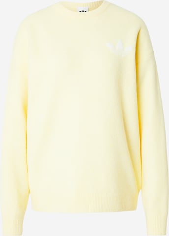 ADIDAS ORIGINALS Sweter 'Athletic Dept' w kolorze żółty: przód