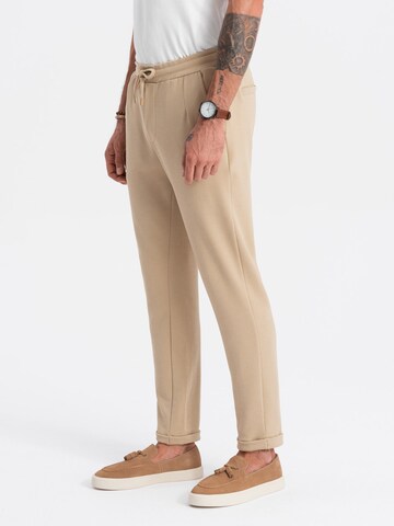 Ombre Tapered Pants in Beige