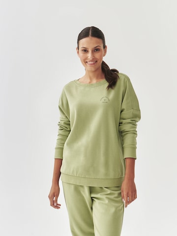TATUUM Sweatshirt 'YOLANDA' in Green: front
