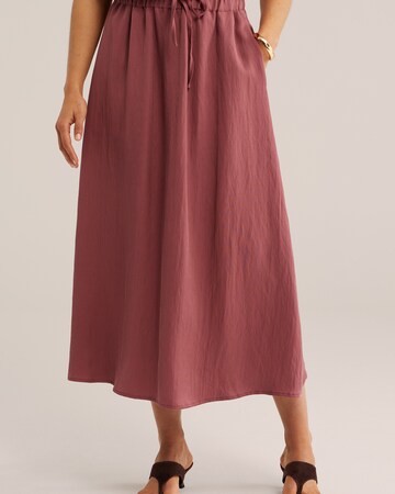 WE Fashion - Falda en rojo