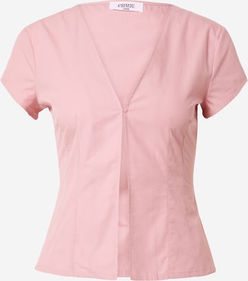 SHYX - Blusa 'Halina' en rosa: frente