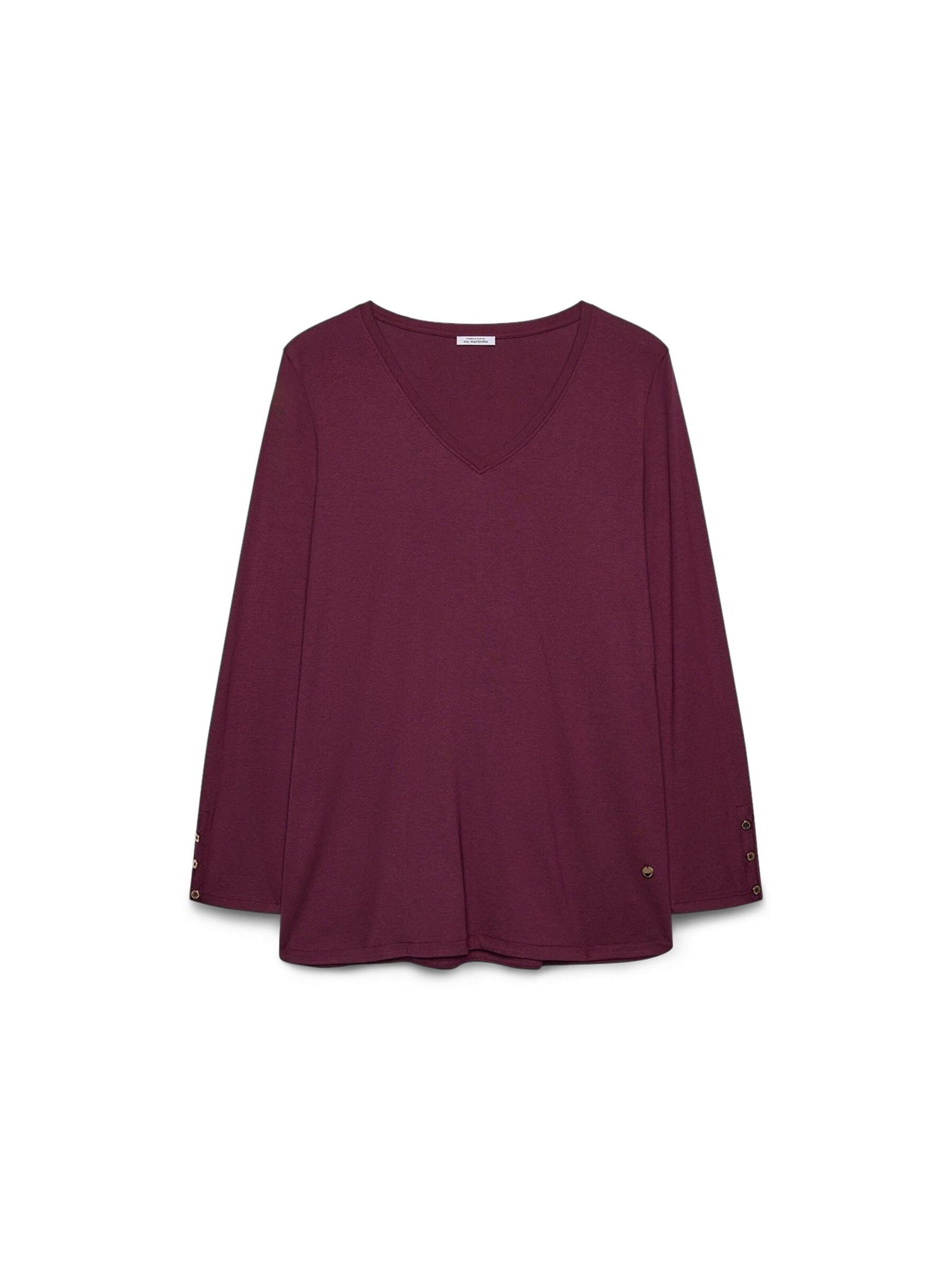 T-shirt Fiorella Rubino en rouge : devant