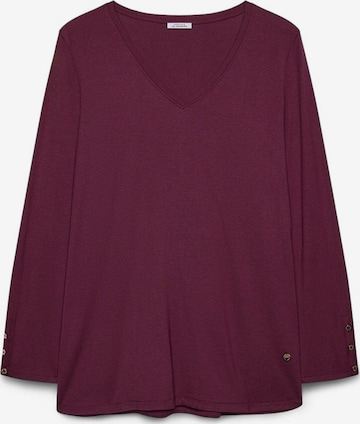 T-shirt Fiorella Rubino en rouge : devant