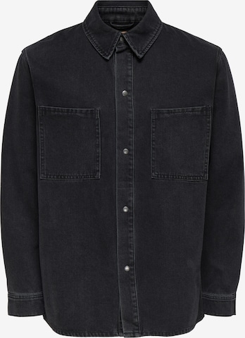 Only & Sons Between-Season Jacket 'Dago' in Black: front
