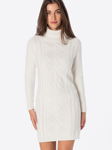 GUESS Knitted dress 'ELISABETH' in White: front