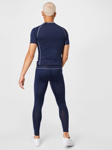 NIKE Skinny Sportbyxa i blå