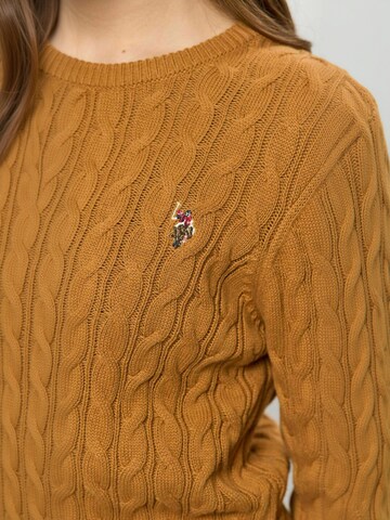U.S. POLO ASSN. Trui ' UWMadeline ' in Bruin