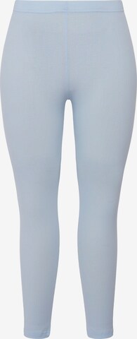 Skinny Leggings Ulla Popken en bleu : devant