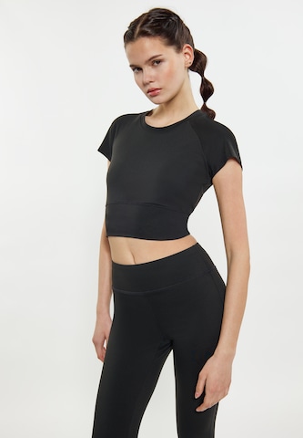 TUFFSKULL Top in Black: front