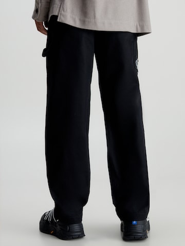 Calvin Klein Jeans Regular Trousers in Black