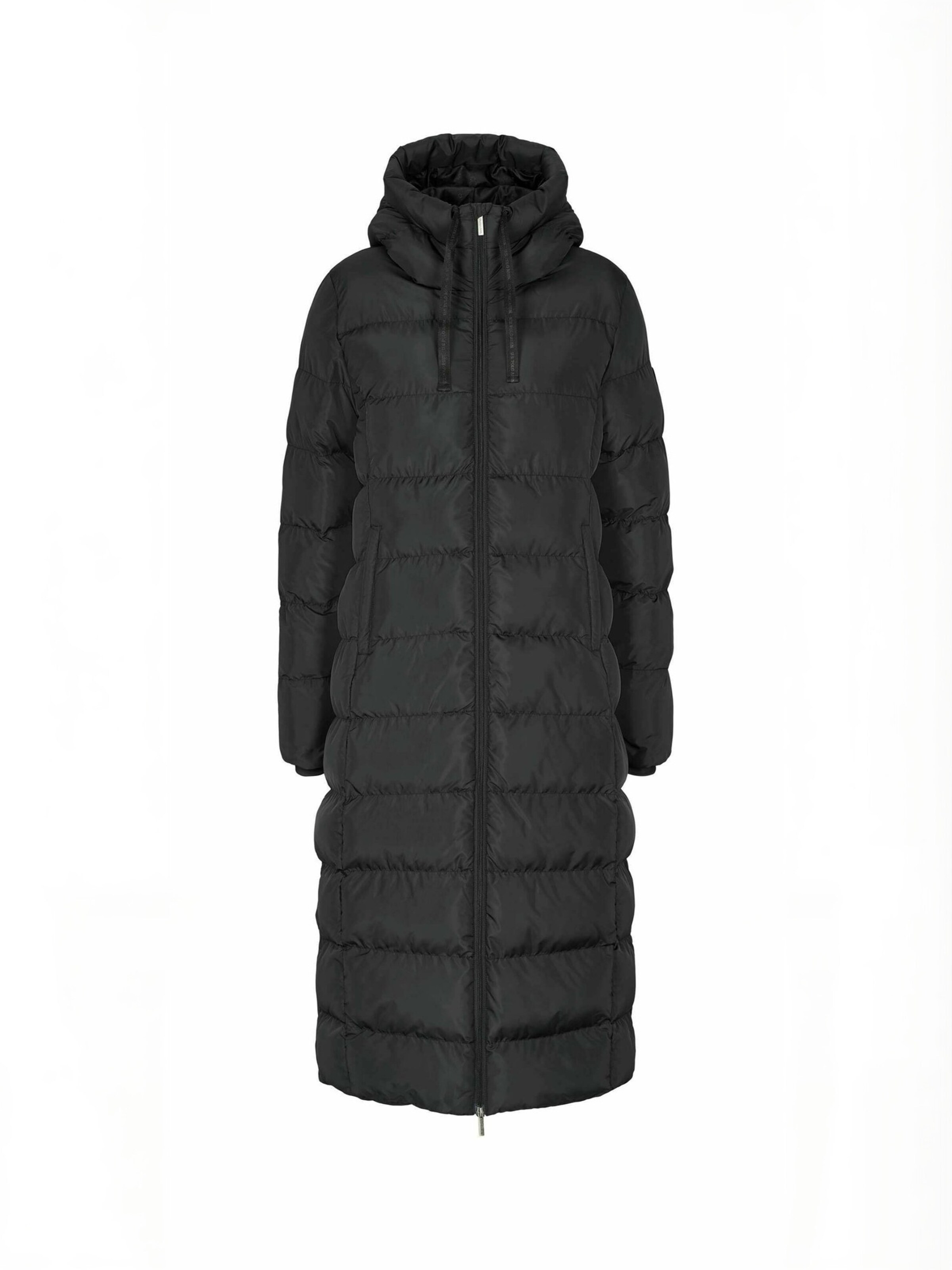 U.S. POLO ASSN. Wintermantel 'UWLisa' in Schwarz: Vorderseite