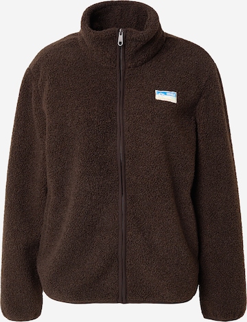 Jachetă fleece 'ONLEVA' de la ONLY pe maro: față