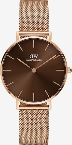 Daniel Wellington Analoguhr in Gold: predná strana