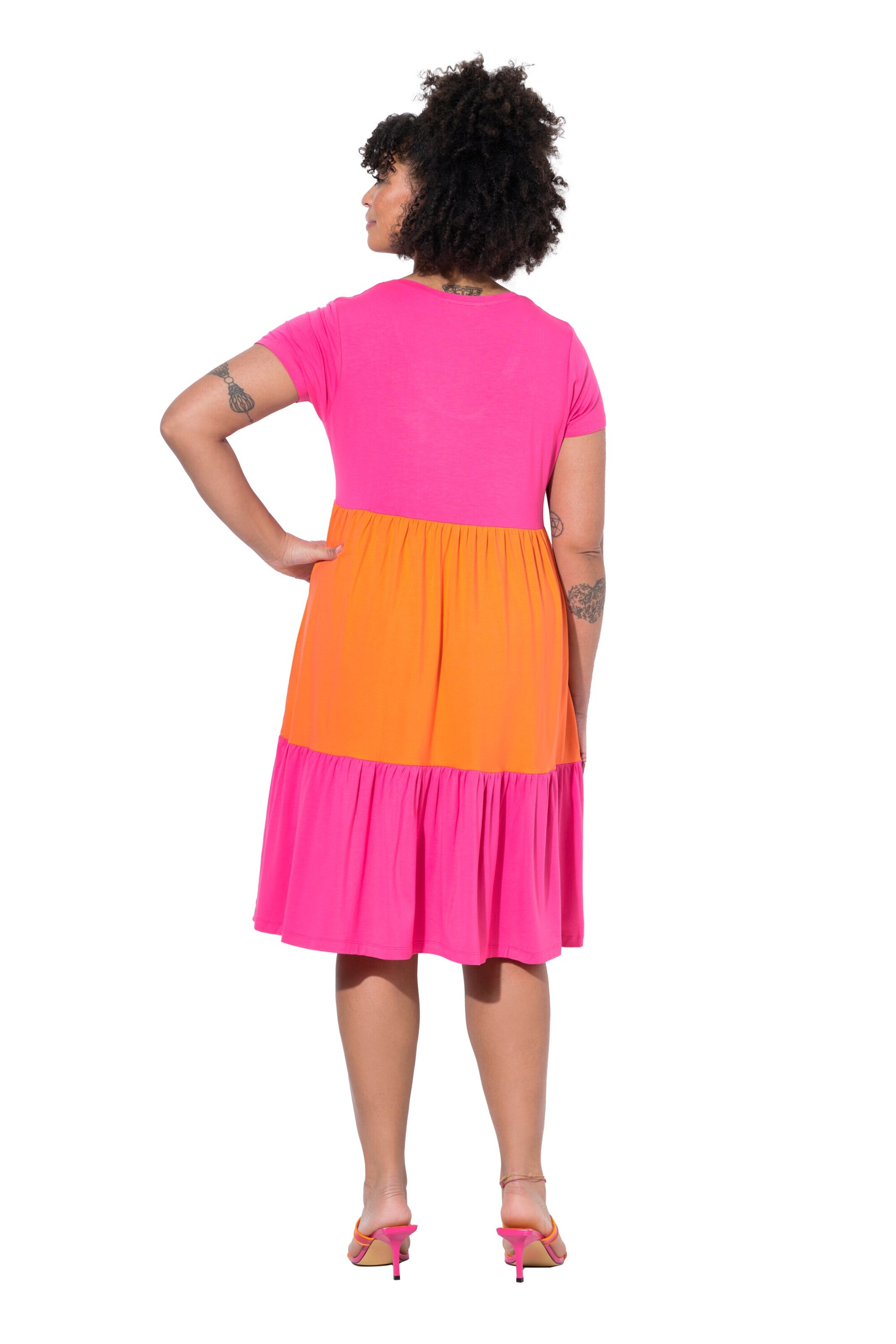 MIAMODA Dress in Pink