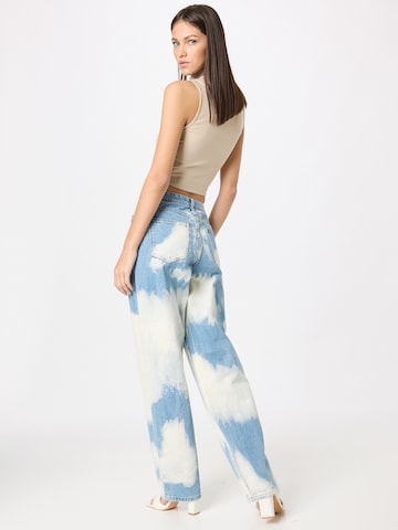 Misspap Wide leg Jeans in Blauw