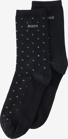 BOSS Socks in Black: front
