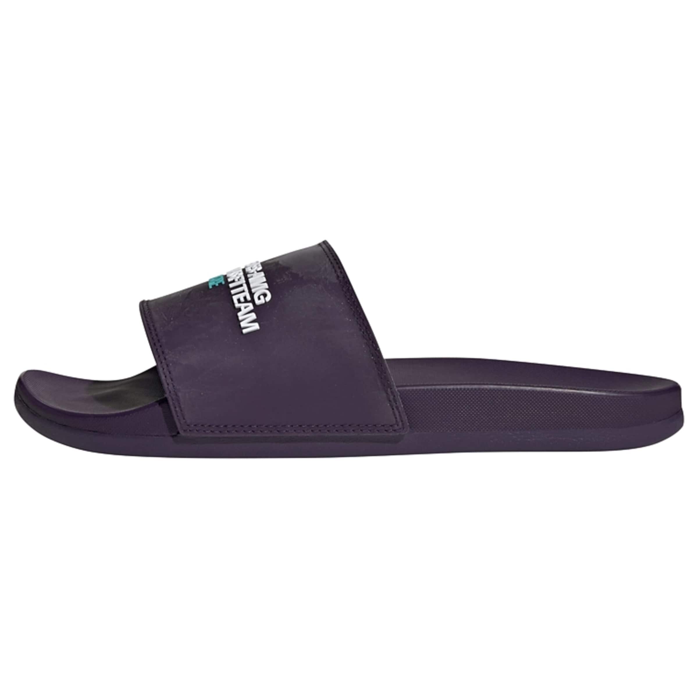 ADIDAS PERFORMANCE - Sapato de praia/banho 'Adilette Comfort Mercedes AMG Petronas F1 Team' em roxo