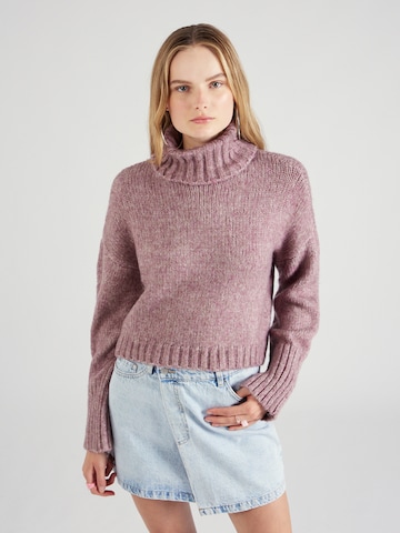 ONLY Sweter w kolorze różowy: przód