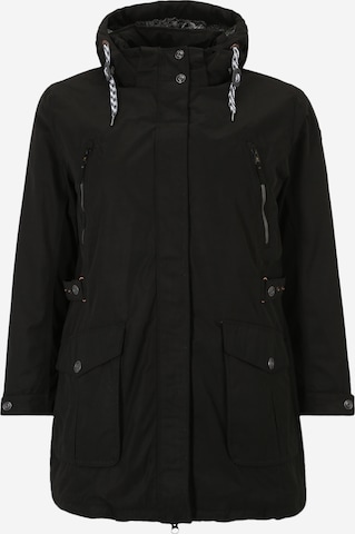 KILLTEC Outdoor jacket in Black: front