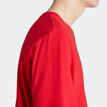 ADIDAS ORIGINALS Shirt 'Trefoil Essentials' in Red