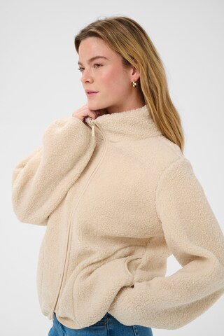 Kaffe Fleecejakke 'KAAlly' i beige