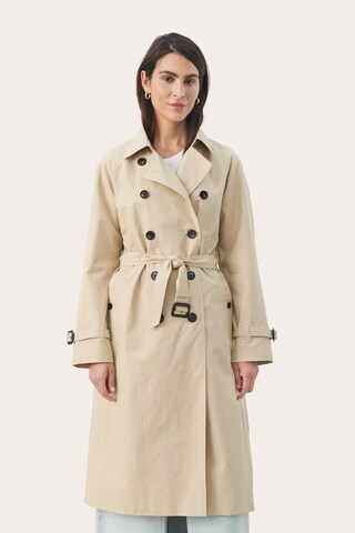 Part Two Between-Seasons Coat 'Hadia' in Beige: front