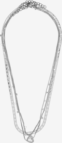 Chaîne ONLY en argent : devant