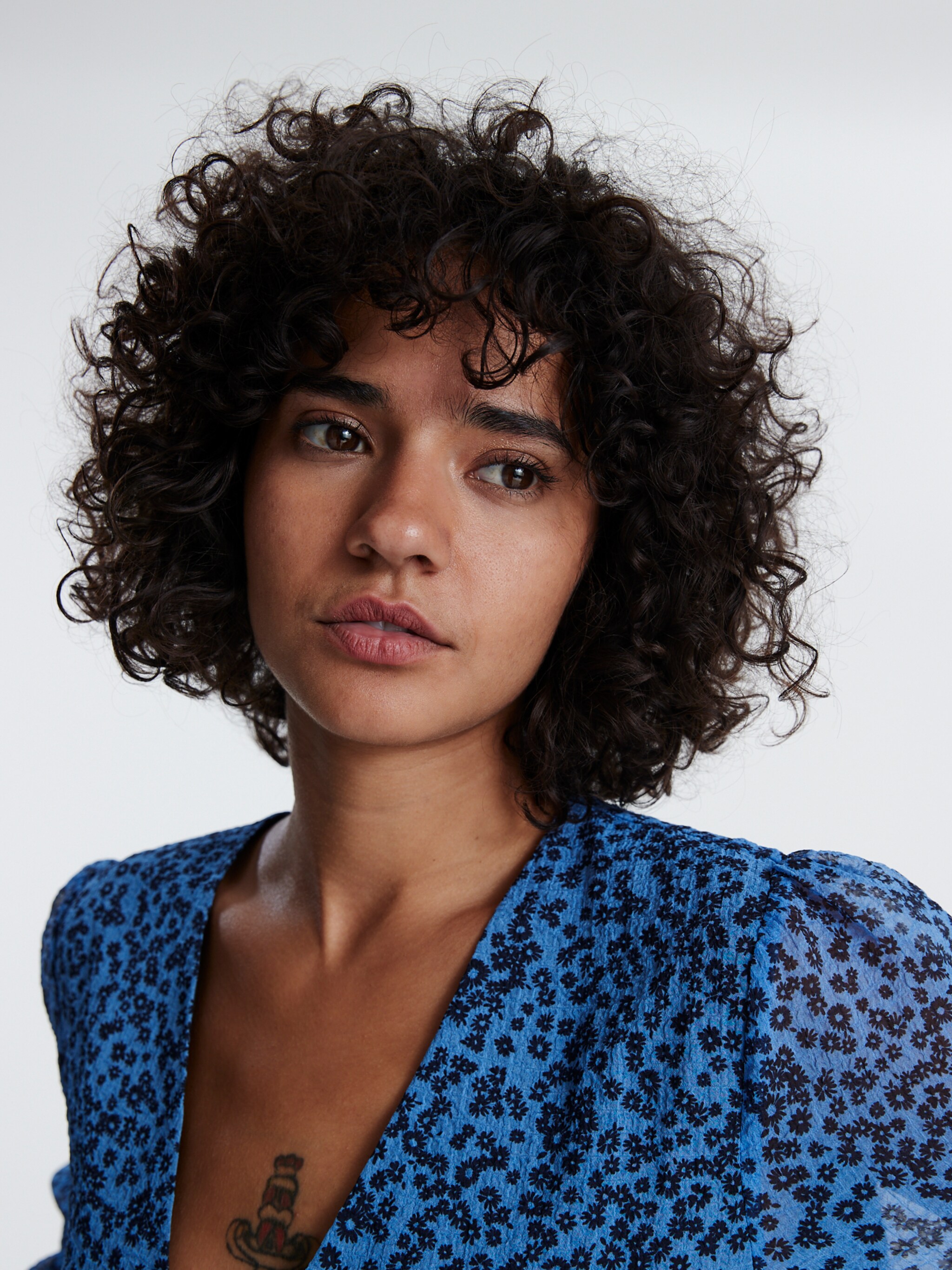 EDITED Producten Jurk 'Eileen' Blauw