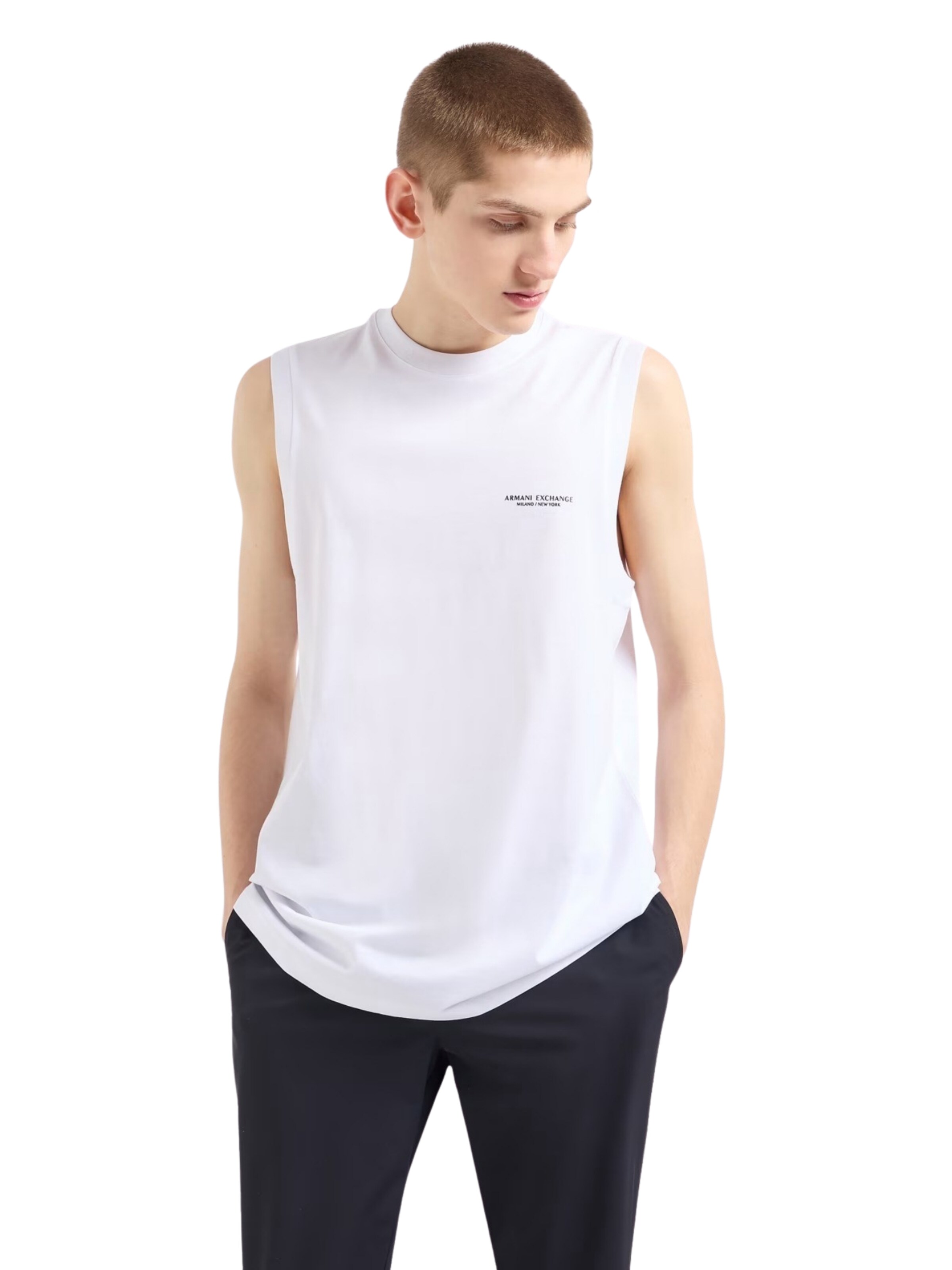 ARMANI EXCHANGE Top in Weiß: Vorderseite