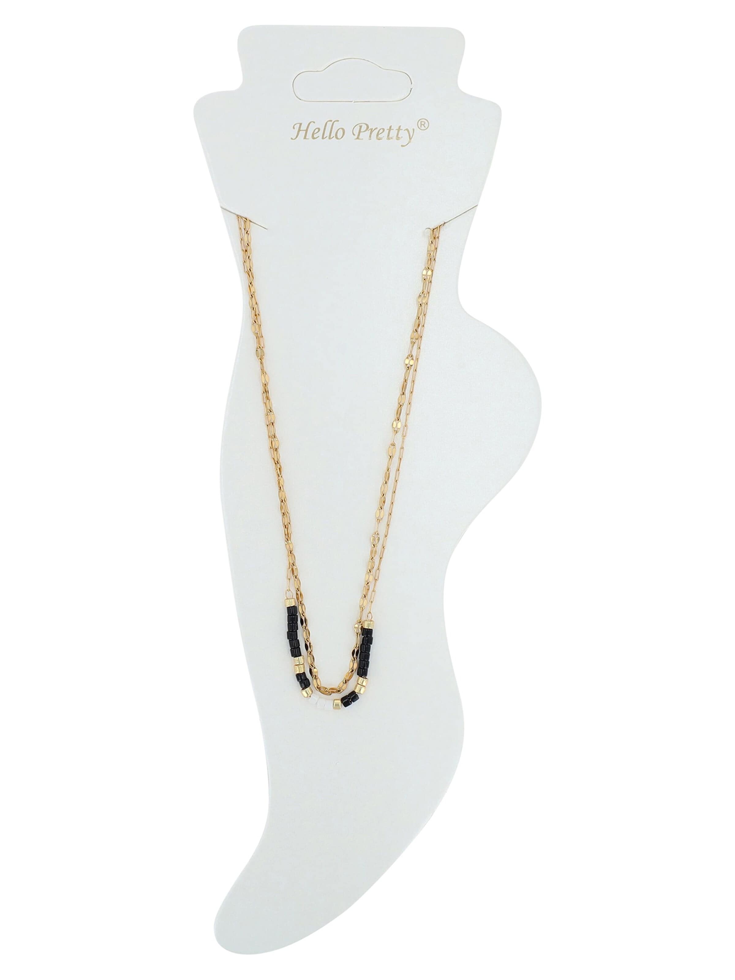 Akzent Fußschmuck 'wasserfest'‌‌‌‌‌ in Gold: Vorderseite