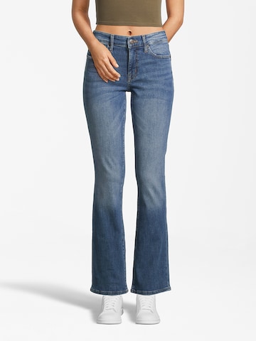 AÉROPOSTALE Bootcut Jeans in Blauw: voorkant