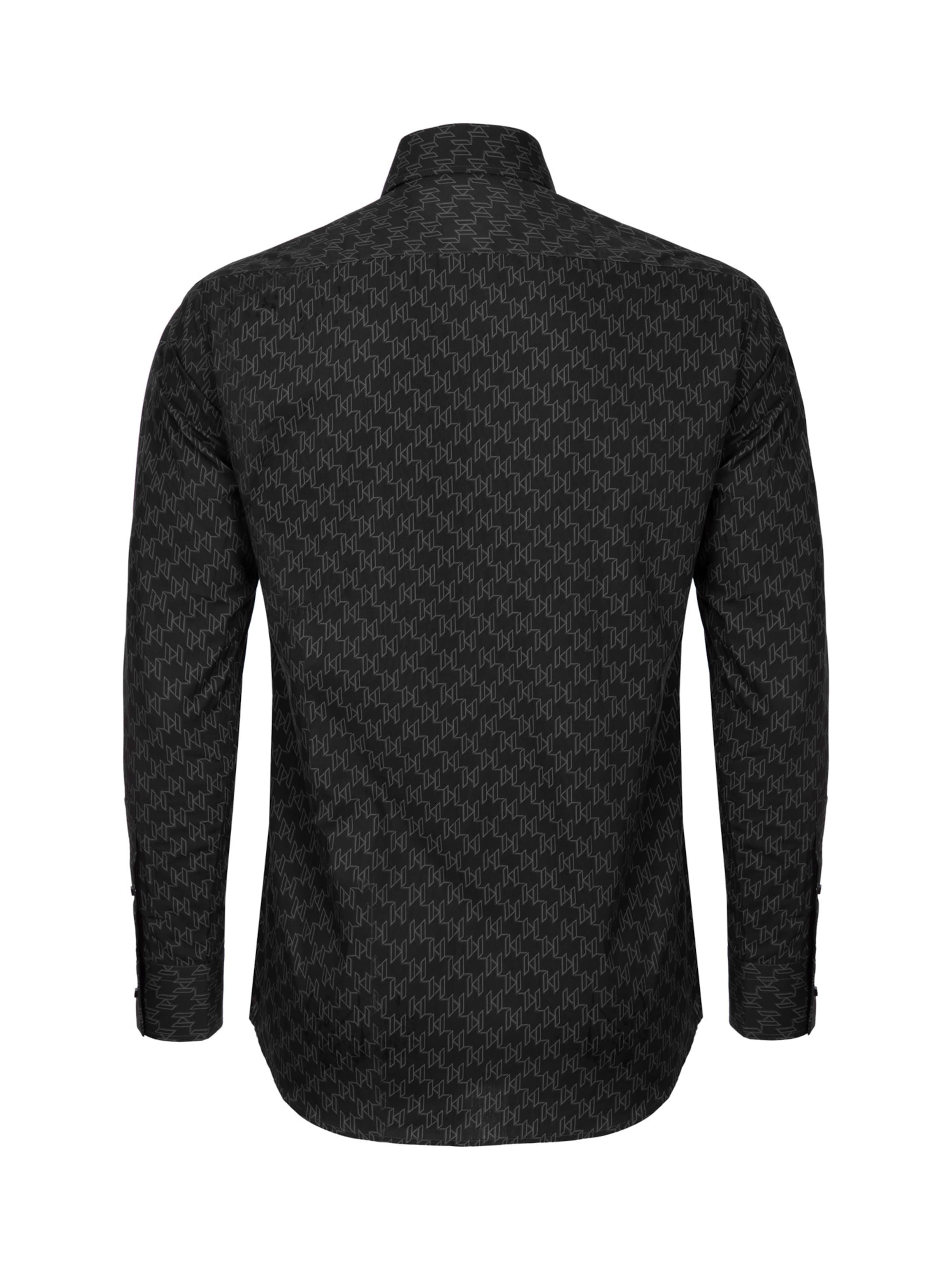 Karl Lagerfeld - Regular Fit Camisa '605000' em preto