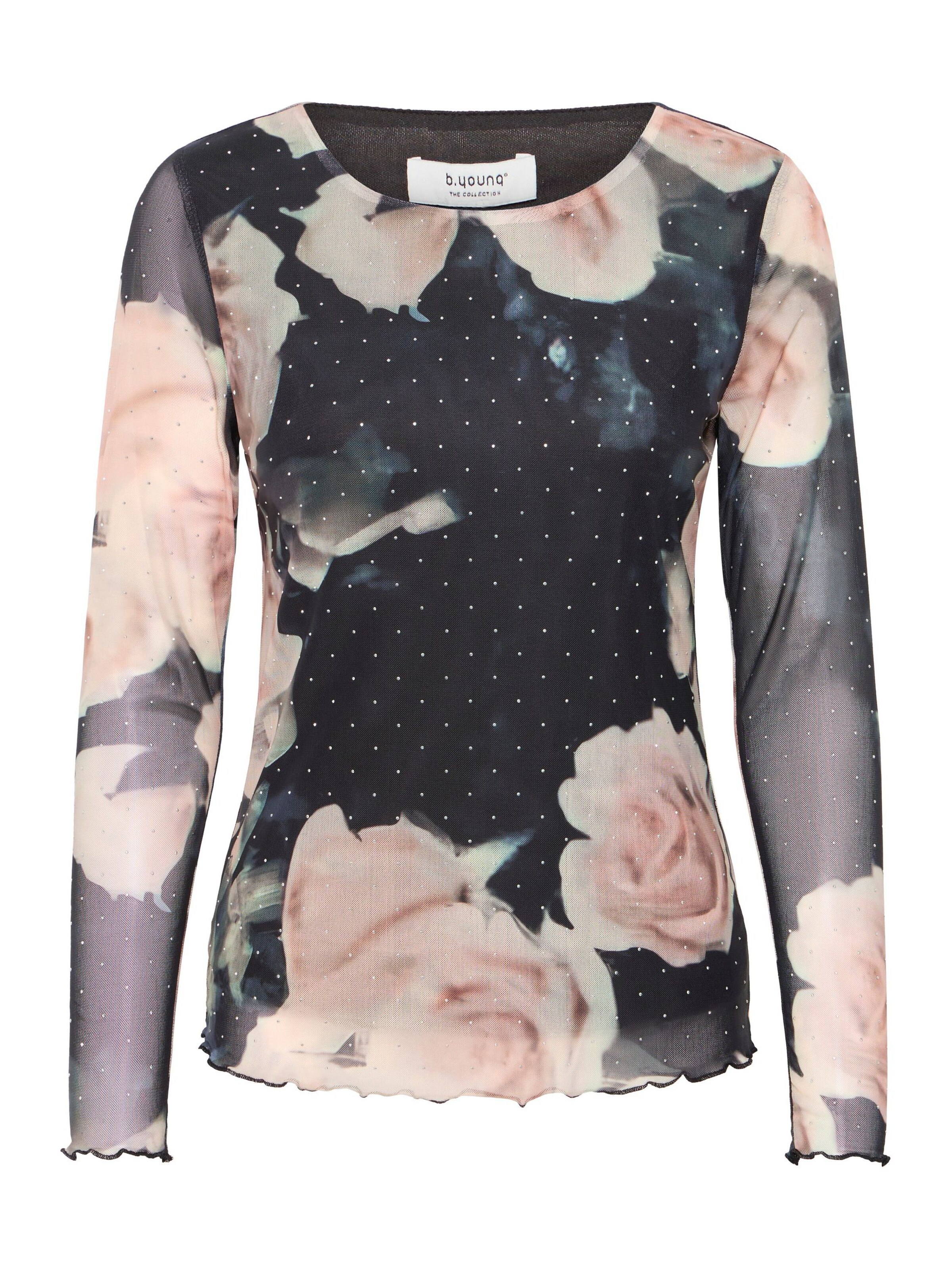 b.young Shirt 'BYUmara' in Zwart: voorkant