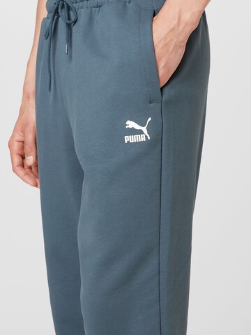 PUMA - Tapered Pantalón en azul