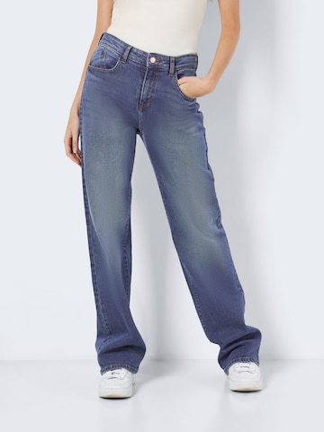 Noisy may Wide Leg Jeans 'Yolanda' i blå: forside