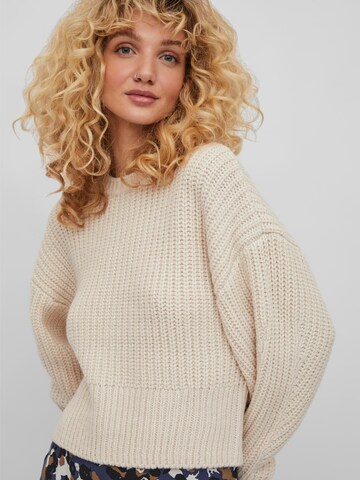 VILA Sweater 'Apoline' in Beige