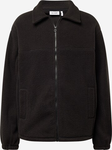 WEEKDAY Fleece jacket 'Oliver' in Black: front