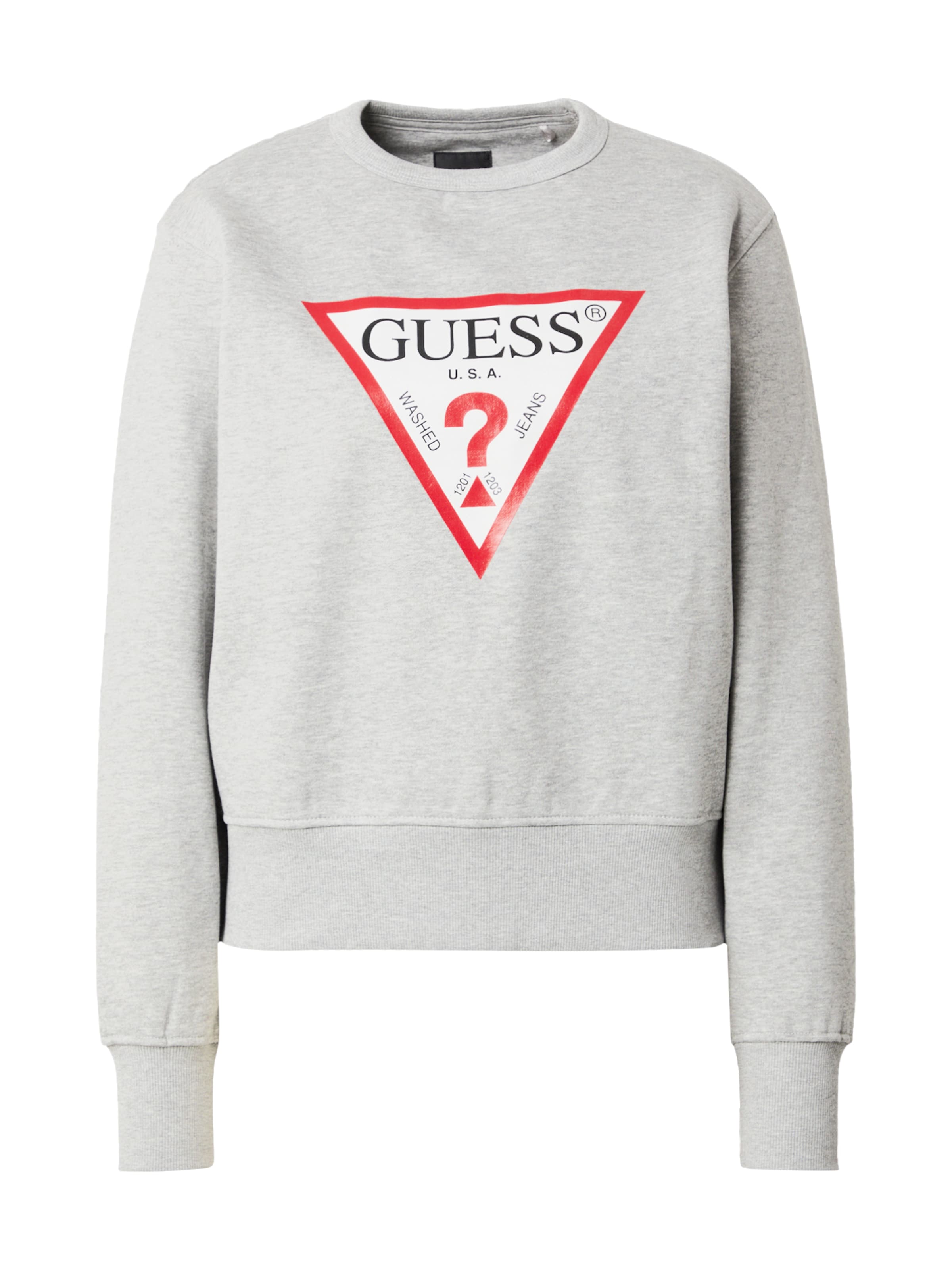 GUESS Sweatshirt in Grey: front