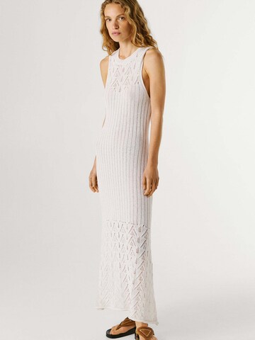 Robes en maille 'Kenia' Pepe Jeans en blanc